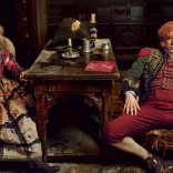 Helena Bonham Carter and Sacha Baron Cohen in Les Miserables