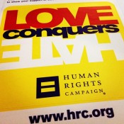 HRC Love Conquers Hate Campaign