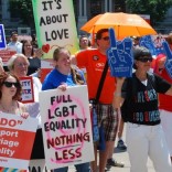 Pro-marriage equality demonstrators