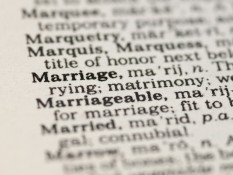 Oxford Dictionary Marriage