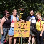 Lorraine Donaldson, Camp Trans organizers, and Yellow Armbands, 2006