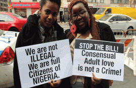 LGBT Nigeria protest
