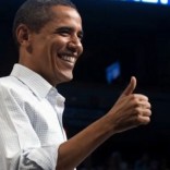 Obama gives thumbs up