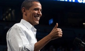Obama gives thumbs up