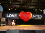 Love United sign at worldOutgames III