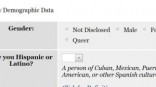 Job application with "queer" as a gender option.