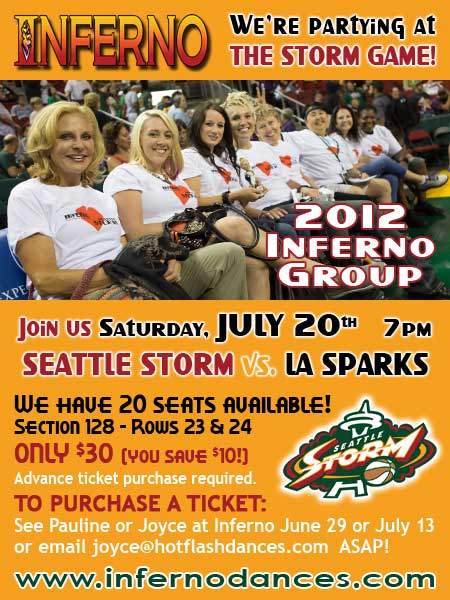 INFERNO Discounted Storm Game Tickets