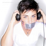 Tracy Young poses for the NoH8 campaign.