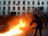 Fires in Kiev