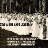 Image used by Vassar students to counter-protest the Westboro Baptist Church