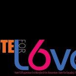Vote for Love banner for Maryland's marriage equality referendum