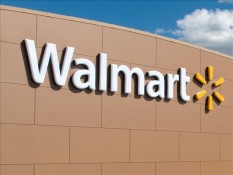 Walmart sign on store
